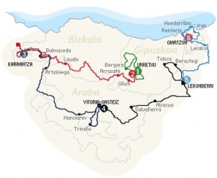 Percorrido da Euskal Herriko itzulia 2007