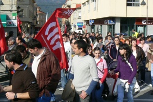 Unha mostra do apoio popular que tiveron os traballadores e traballadoras de Marbar